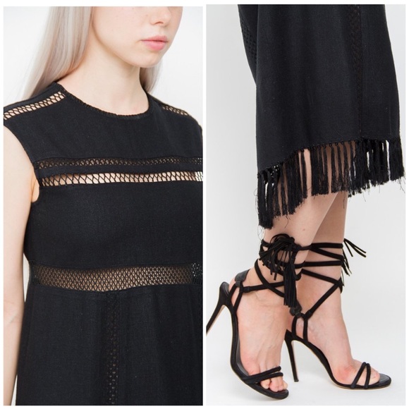 Doen Quintana fringe trim maxi dress - Picture 3 of 8